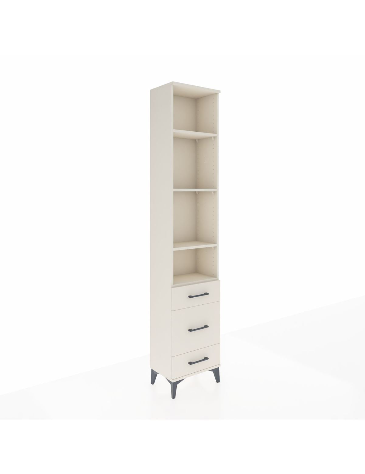 Arges Dolap 4 Raflı 3 Çekmeceli 44x30x221 Aytaşı-Aytaşı