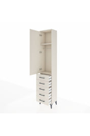 Arges Dolap 2 Raflı 5 Çekmeceli Tek Askılı 44x30x221 Aytaşı-Aytaşı