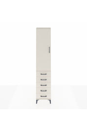 Arges Dolap 3 Raflı 5 Çekmeceli Tek Kapaklı 44x30x221 Aytaşı-Aytaşı