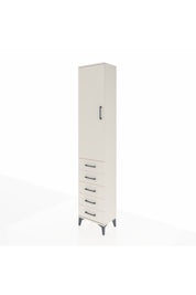 Arges Dolap 3 Raflı 5 Çekmeceli Tek Kapaklı 44x30x221 Aytaşı-Aytaşı