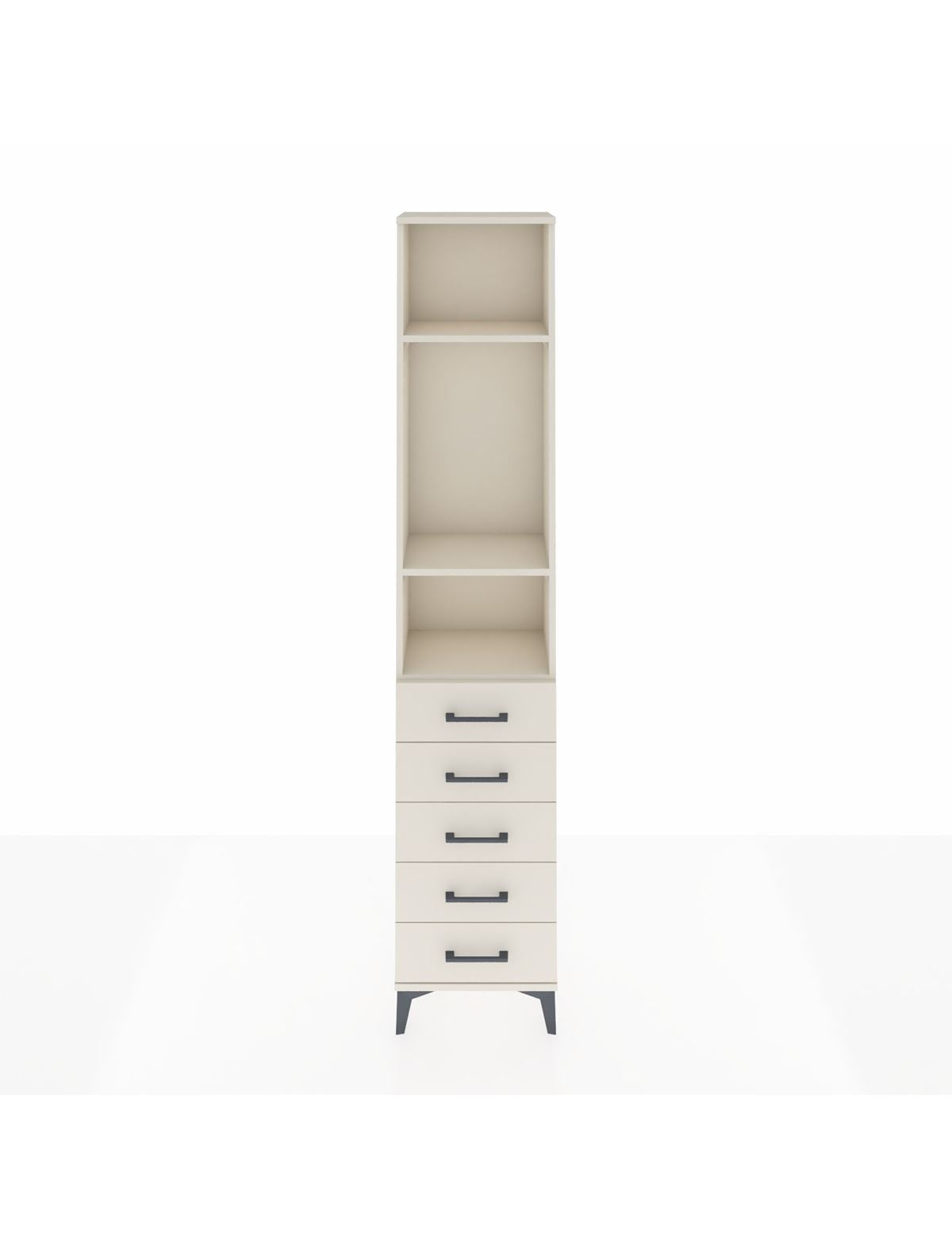 Arges Dolap 3 Raflı 5 Çekmeceli 44x30x221 Aytaşı-Aytaşı