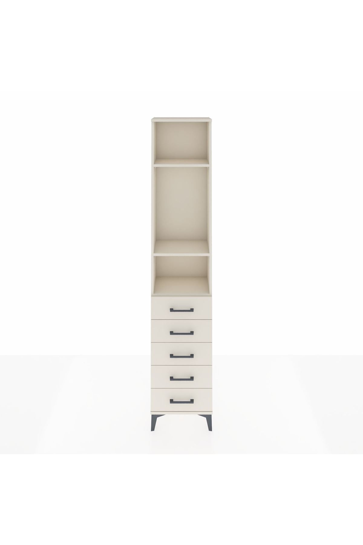 Arges Dolap 3 Raflı 5 Çekmeceli 44x30x221 Aytaşı-Aytaşı