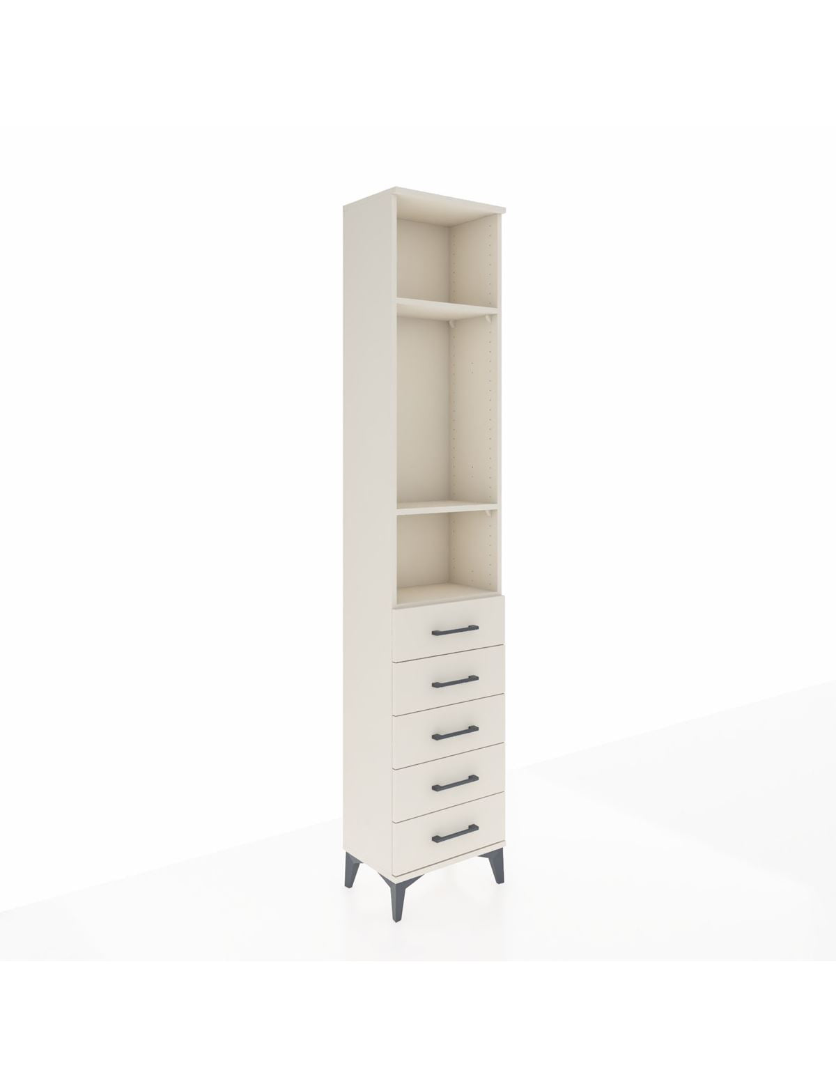 Arges Dolap 3 Raflı 5 Çekmeceli 44x30x221 Aytaşı-Aytaşı