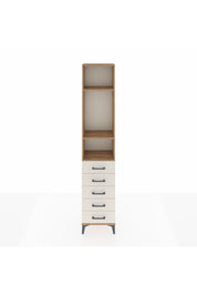 Arges Dolap 3 Raflı 5 Çekmeceli 44x30x221 Çam-Aytaşı