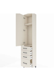 Arges Dolap 2 Raflı 4 Çekmeceli Tek Askılı 44x30x221 Aytaşı-Aytaşı