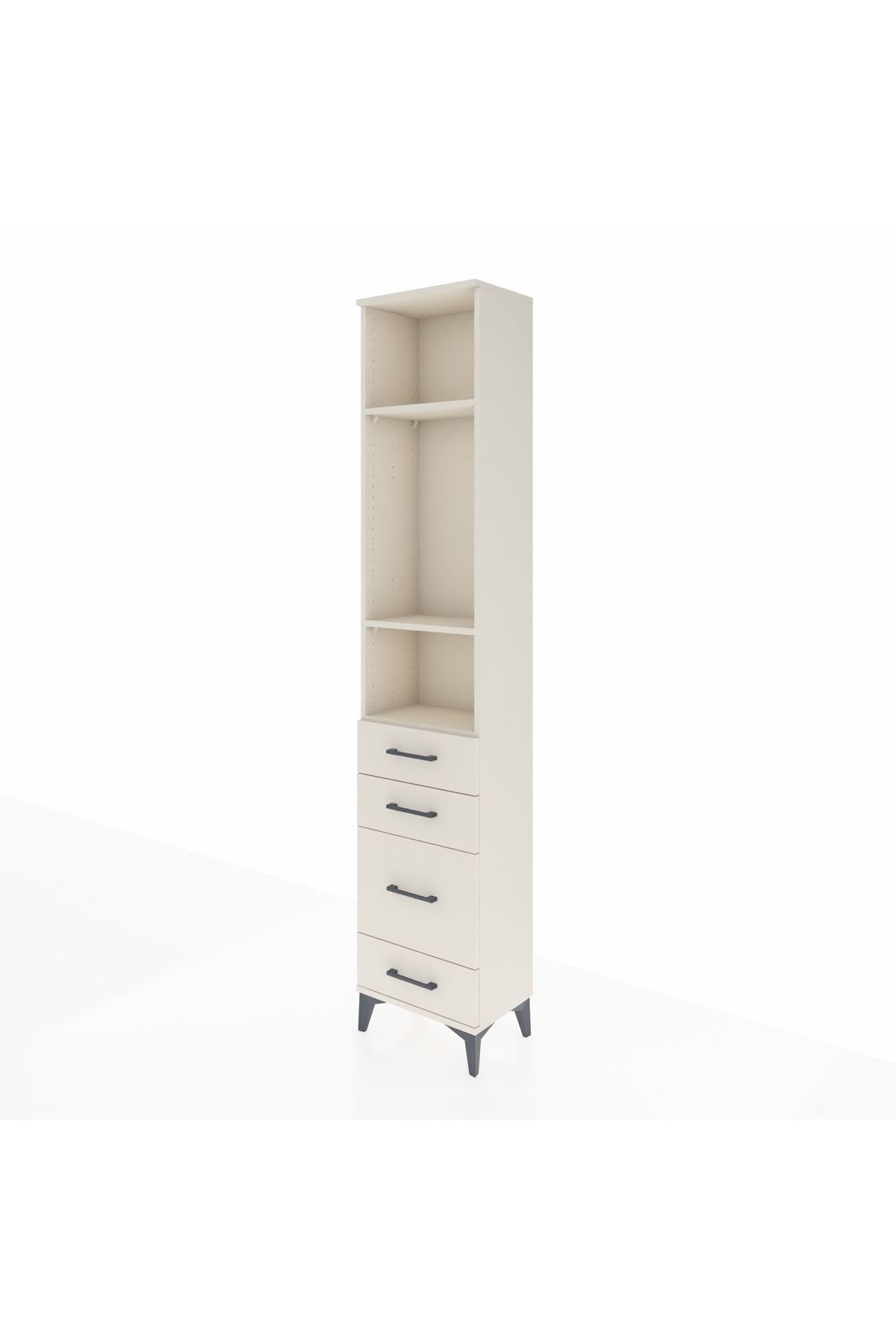 Arges Dolap 3 Raflı 4 Çekmeceli 44x30x221 Aytaşı-Aytaşı