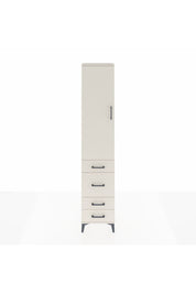 Arges Dolap 3 Raflı 4 Çekmeceli Tek Kapaklı 44x30x221 Aytaşı-Aytaşı