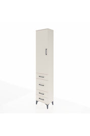 Arges Dolap 3 Raflı 4 Çekmeceli Tek Kapaklı 44x30x221 Aytaşı-Aytaşı