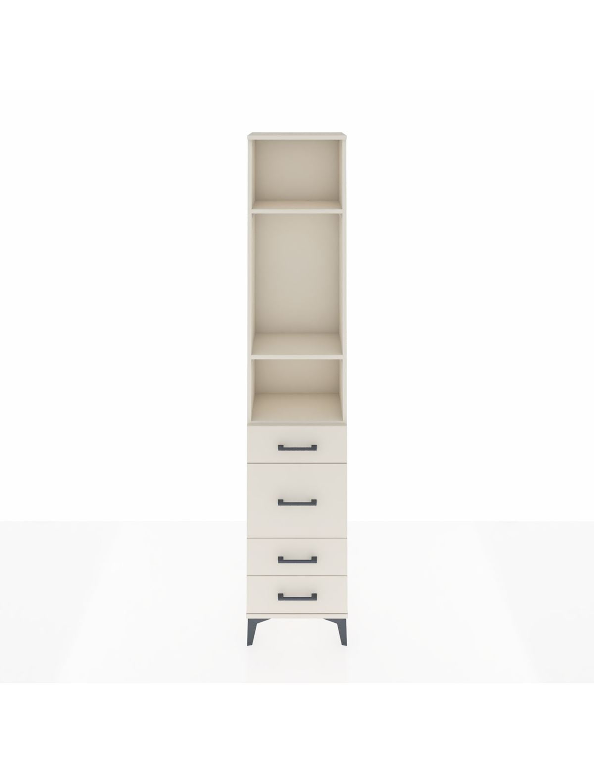 Arges Dolap 3 Raflı 4 Çekmeceli 44x30x221 Aytaşı-Aytaşı