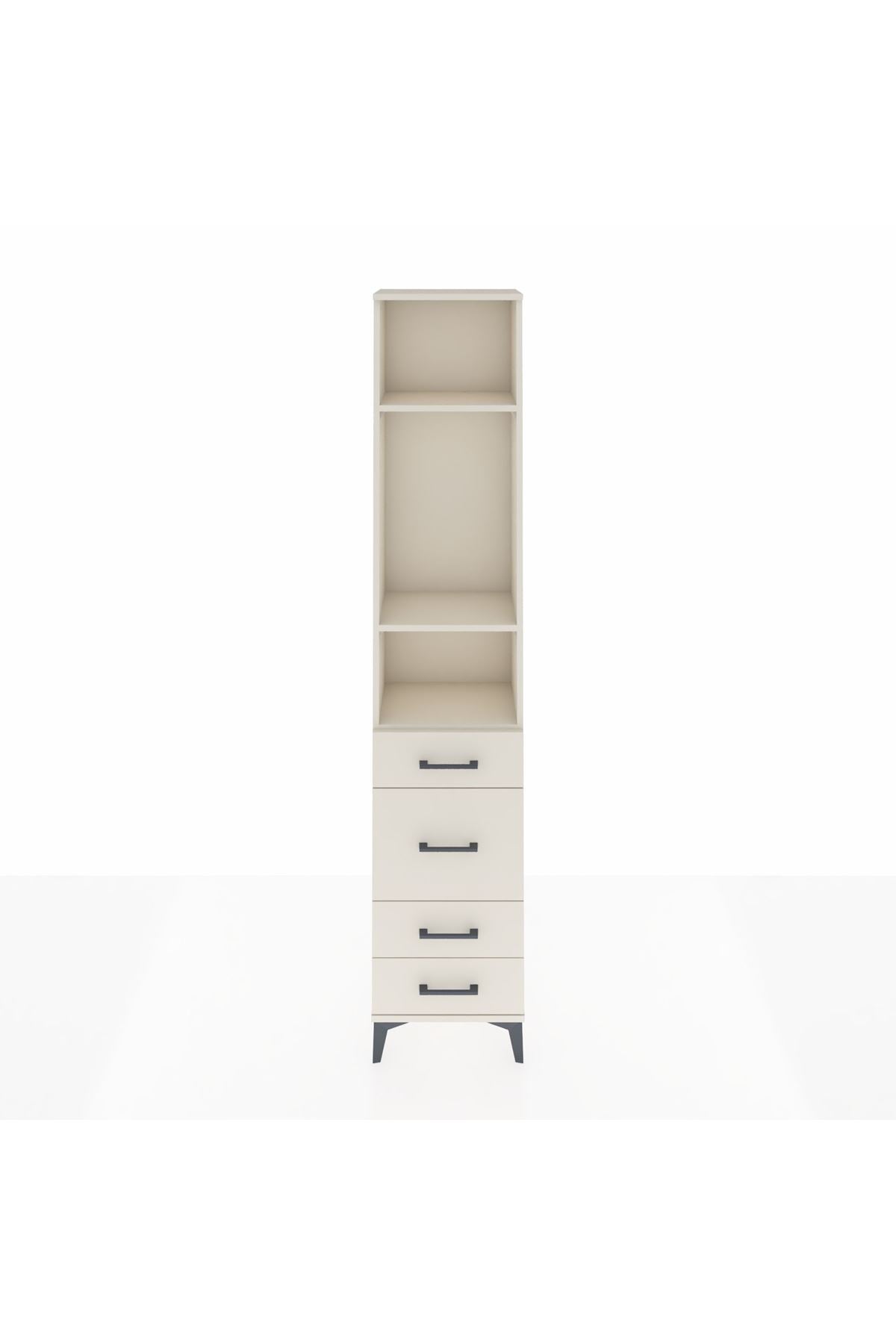 Arges Dolap 3 Raflı 4 Çekmeceli 44x30x221 Aytaşı-Aytaşı