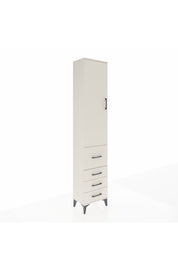 Arges Dolap 3 Raflı 4 Çekmeceli Tek Kapaklı 44x30x221 Aytaşı-Aytaşı