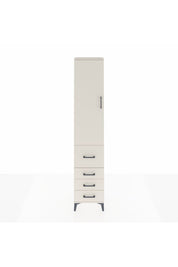 Arges Dolap 3 Raflı 4 Çekmeceli Tek Kapaklı 44x30x221 Aytaşı-Aytaşı