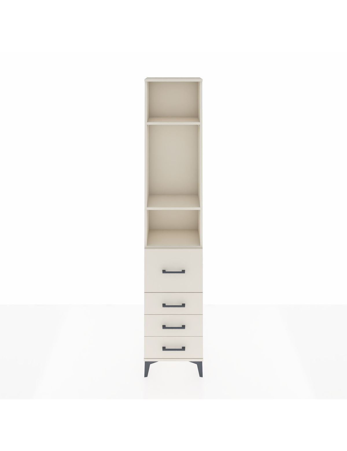 Arges Dolap 3 Raflı 4 Çekmeceli 44x30x221 Aytaşı-Aytaşı