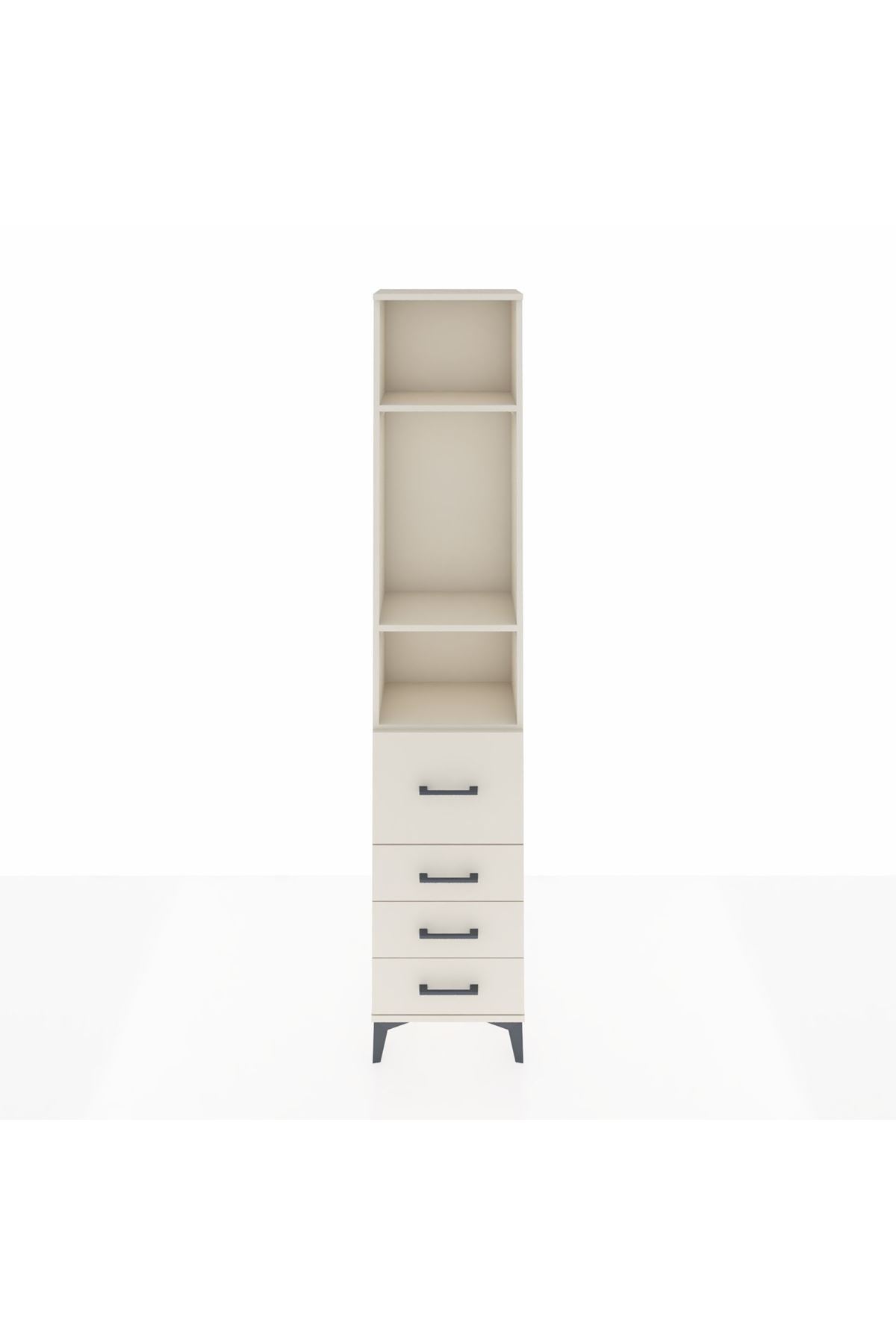 Arges Dolap 3 Raflı 4 Çekmeceli 44x30x221 Aytaşı-Aytaşı