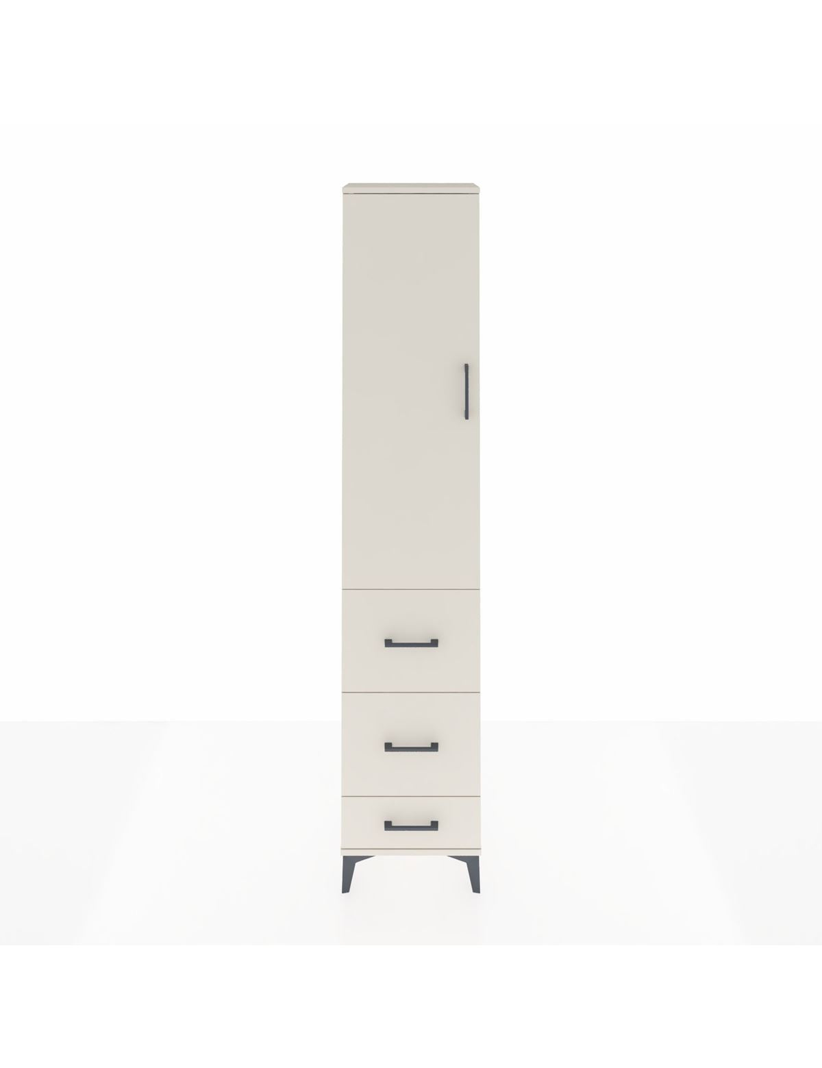 Arges Dolap 2 Raflı 3 Çekmeceli Tek Askılı 44x30x221 Aytaşı-Aytaşı