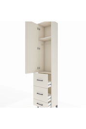 Arges Dolap 2 Raflı 3 Çekmeceli Tek Askılı 44x30x221 Aytaşı-Aytaşı