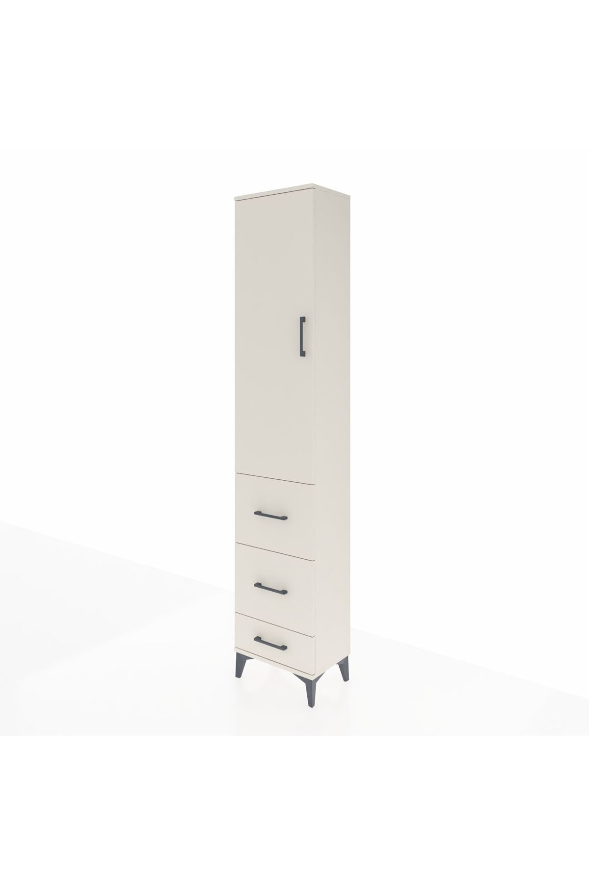 Arges Dolap 2 Raflı 3 Çekmeceli Tek Askılı 44x30x221 Aytaşı-Aytaşı