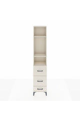 Arges Dolap 3 Raflı 3 Çekmeceli 44x30x221
