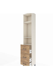 Arges Dolap 3 Raflı 3 Çekmeceli 44x30x221 Aytaşı-Çam