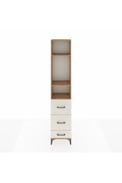 Arges Dolap 3 Raflı 3 Çekmeceli 44x30x221 Çam-Aytaşı