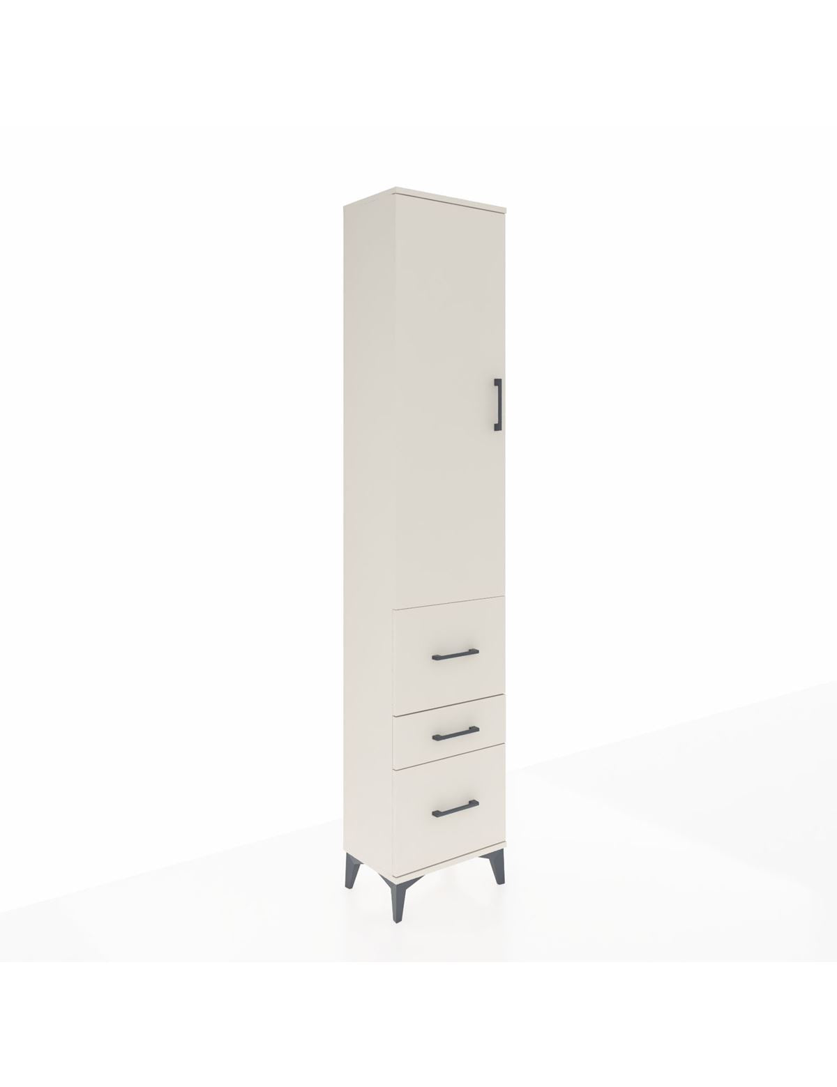 Arges Dolap 2 Raflı 3 Çekmeceli Tek Askılı 44x30x221 Aytaşı-Aytaşı