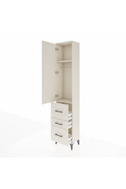 Arges Dolap 2 Raflı 3 Çekmeceli Tek Askılı 44x30x221 Aytaşı-Aytaşı