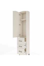 Arges Dolap 2 Raflı 3 Çekmeceli Tek Askılı 44x30x221 Aytaşı-Aytaşı