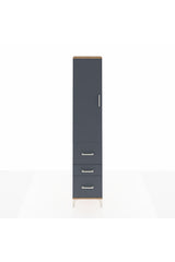 Arges Dolap 2 Raflı 3 Çekmeceli Tek Askılı 44x30x221