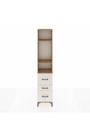 Arges Dolap 3 Raflı 3 Çekmeceli 44x30x221 Çam-Aytaşı