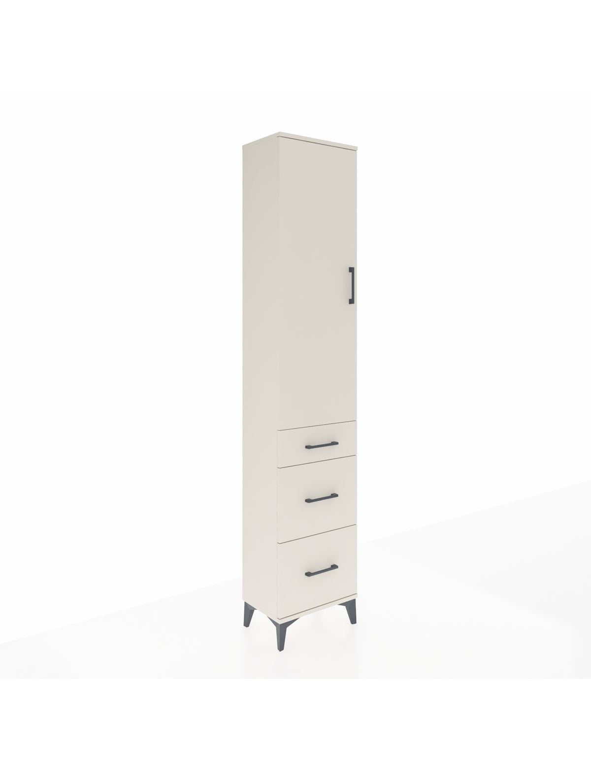 Arges Dolap 2 Raflı 3 Çekmeceli Tek Askılı 44x30x221 Aytaşı-Aytaşı