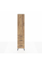 Arges Dolap 2 Raflı 3 Çekmeceli Tek Askılı 44x30x221 Aytaşı-Çam