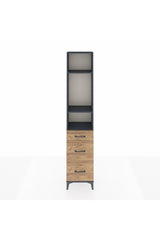 Arges Dolap 3 Raflı 3 Çekmeceli 44x30x221