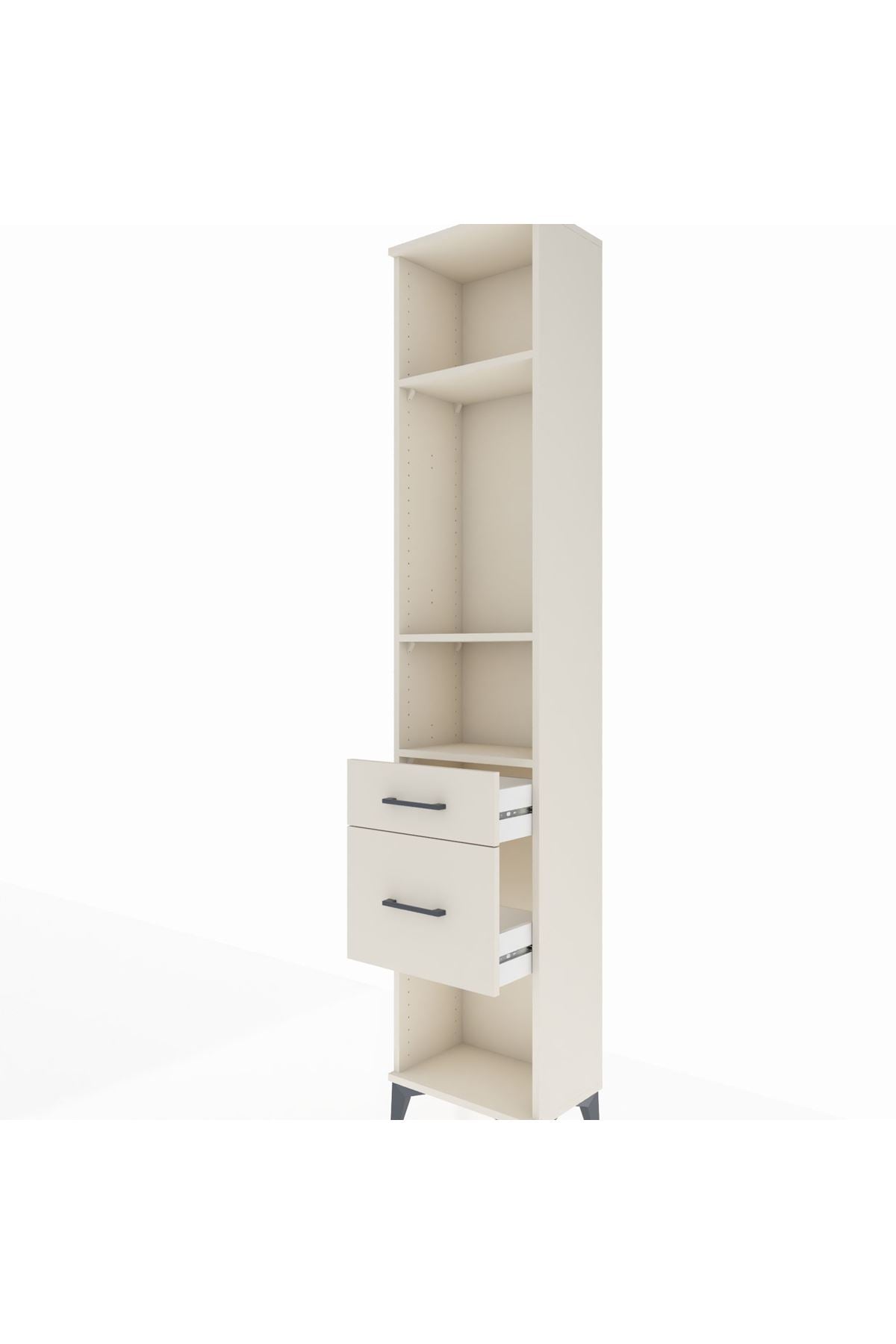 Arges Dolap 3 Raflı 2 Çekmeceli 44x30x221 Aytaşı-Aytaşı