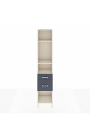 Arges Dolap 3 Raflı 2 Çekmeceli 44x30x221 Aytaşı-Antrasit