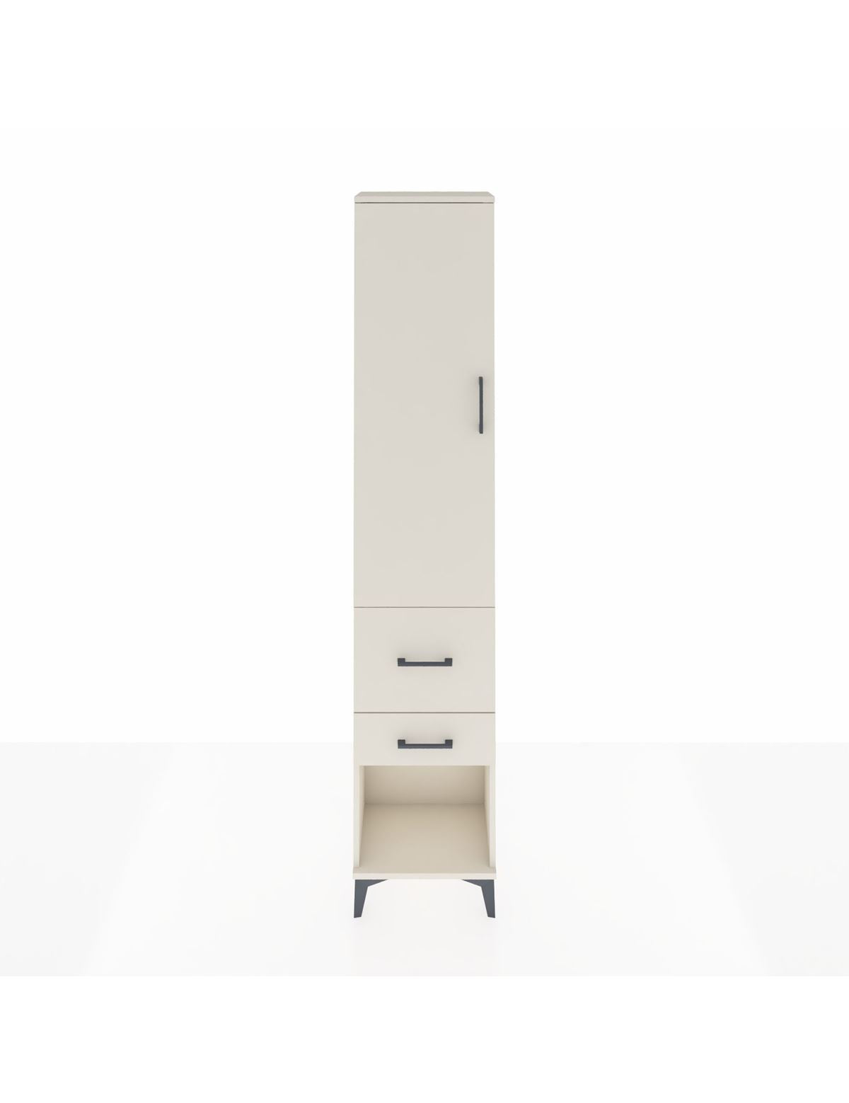 Arges Dolap 2 Raflı 2 Çekmeceli Tek Askılı 44x30x221 Aytaşı-Aytaşı