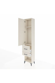 Arges Dolap 2 Raflı 2 Çekmeceli Tek Askılı 44x30x221 Aytaşı-Aytaşı