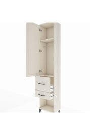 Arges Dolap 2 Raflı 2 Çekmeceli Tek Askılı 44x30x221 Aytaşı-Aytaşı