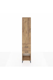 Arges Dolap 3 Raflı 2 Çekmeceli Tek Kapaklı 44x30x221 Çam-Çam