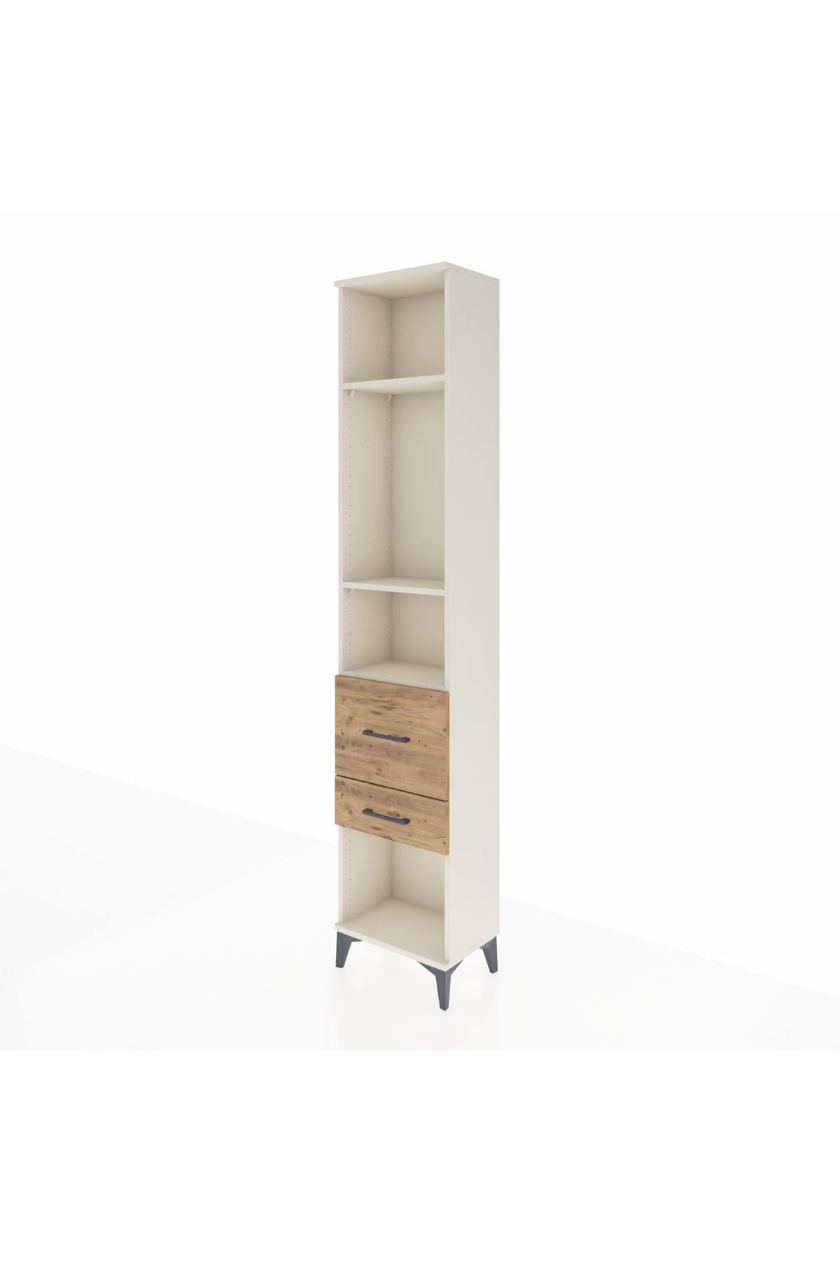 Arges Dolap 3 Raflı 2 Çekmeceli 44x30x221 Aytaşı-Çam