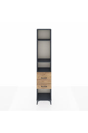 Arges Dolap 3 Raflı 2 Çekmeceli 44x30x221 Antrasit-Çam