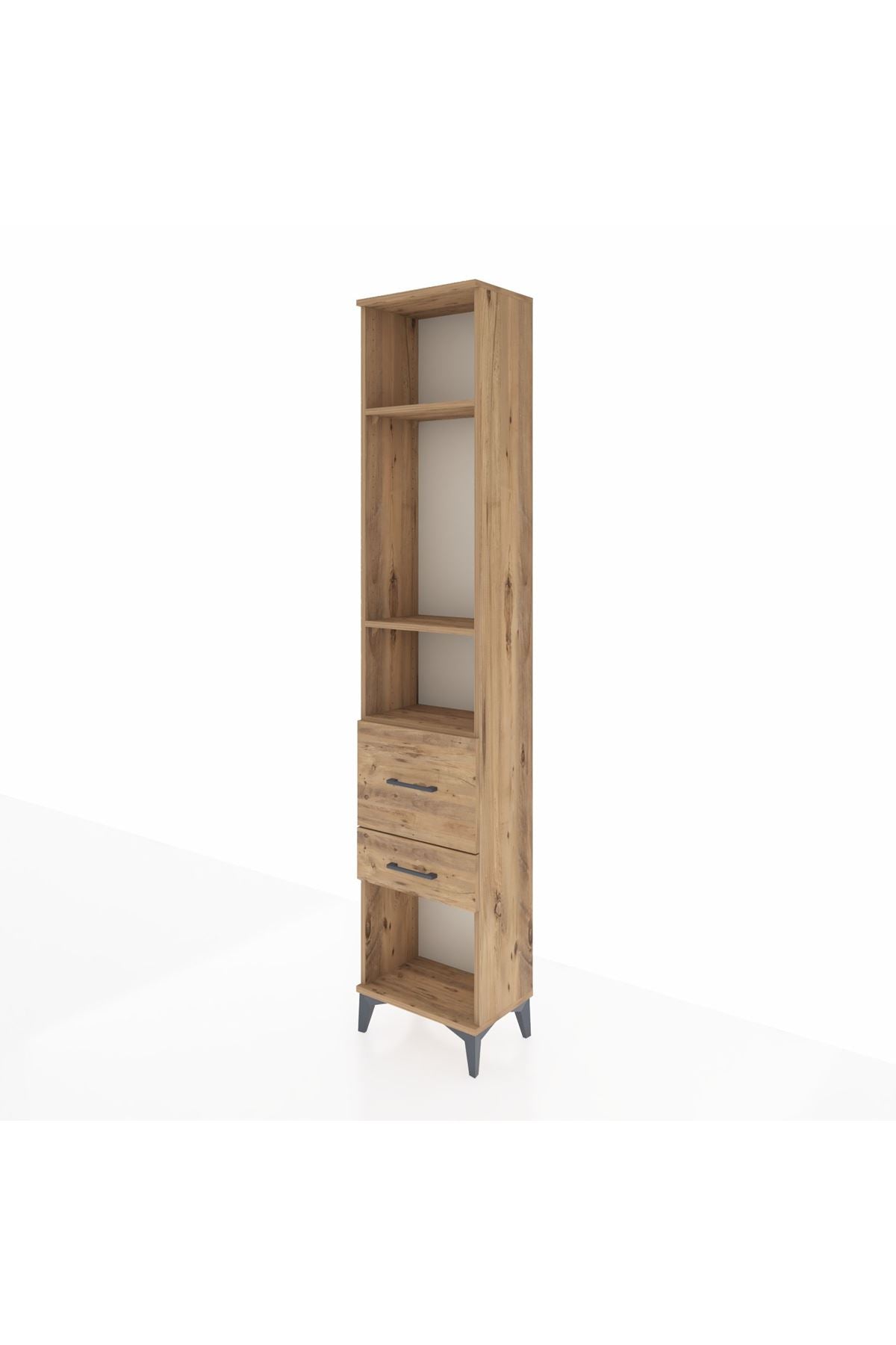 Arges Dolap 3 Raflı 2 Çekmeceli 44x30x221 - S28M078V9A