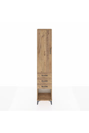 Arges Dolap 2 Raflı 3 Çekmeceli Tek Askılı 44x30x221 Çam-Çam