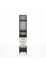 Arges Dolap 3 Raflı 3 Çekmeceli 44x30x221 Antrasit-Aytaşı