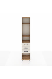 Arges Dolap 3 Raflı 3 Çekmeceli 44x30x221 Çam-Aytaşı