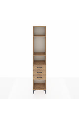 Arges Dolap 3 Raflı 3 Çekmeceli 44x30x221