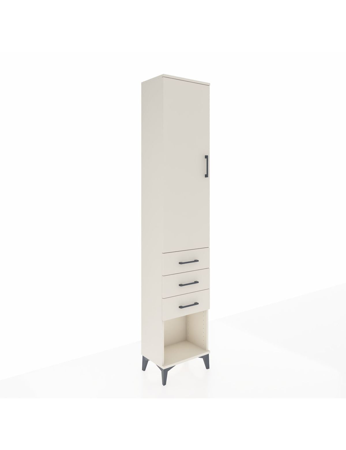 Arges Dolap 2 Raflı 3 Çekmeceli Tek Askılı 44x30x221 Aytaşı-Aytaşı