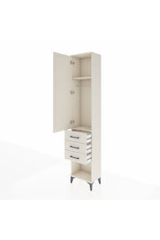 Arges Dolap 2 Raflı 3 Çekmeceli Tek Askılı 44x30x221 Aytaşı-Aytaşı