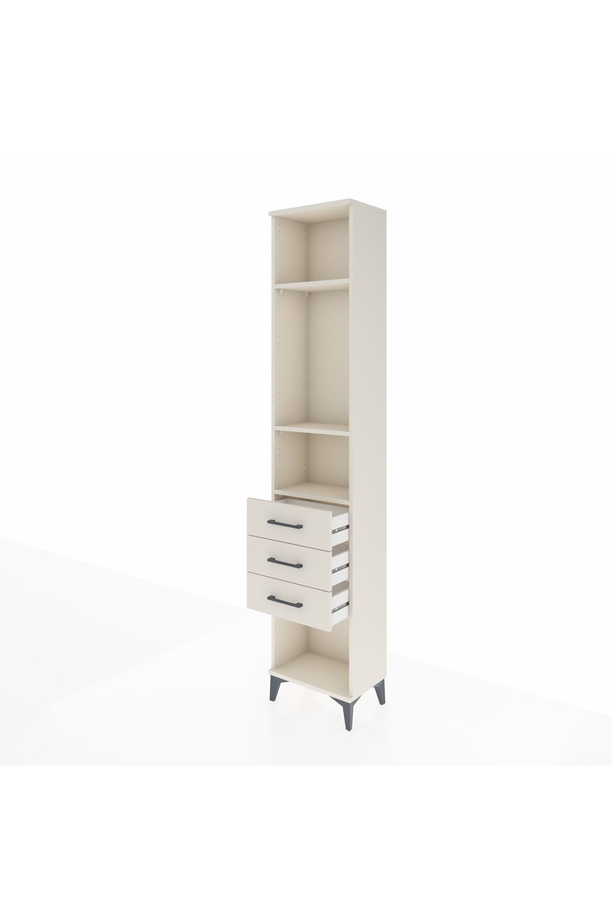 Arges Dolap 3 Raflı 3 Çekmeceli 44x30x221 Aytaşı-Aytaşı