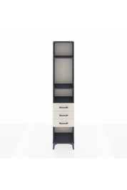 Arges Dolap 3 Raflı 3 Çekmeceli 44x30x221 Antrasit-Aytaşı