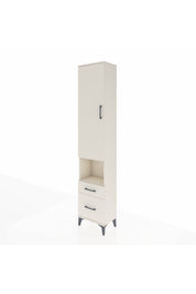 Arges Dolap 4 Raflı 2 Çekmeceli Tek Kapaklı 44x30x221 Aytaşı-Aytaşı